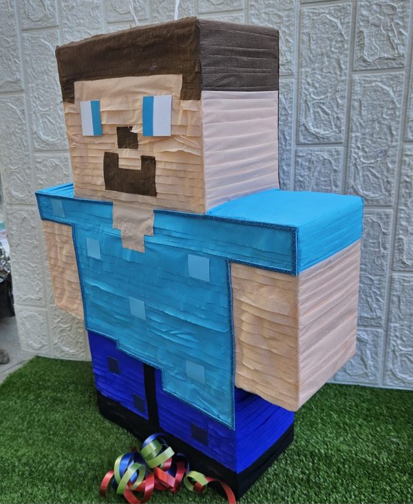 Piñata Decorativa para Cumpleaños Minecraft - Imagen 2