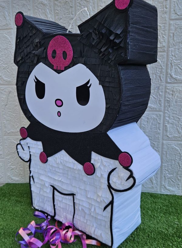 Piñata Decorativa para Cumpleaños Kuromi - Imagen 2