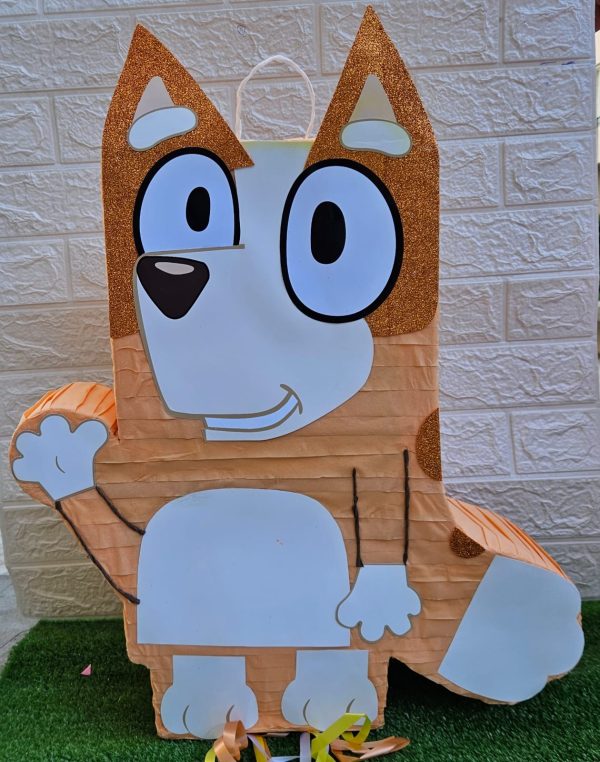 Piñata Decorativa Cumpleaños Bingo (Bluey y Bingo)