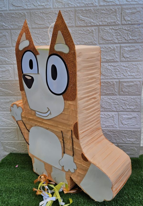 Piñata Decorativa Cumpleaños Bingo (Bluey y Bingo) - Imagen 2