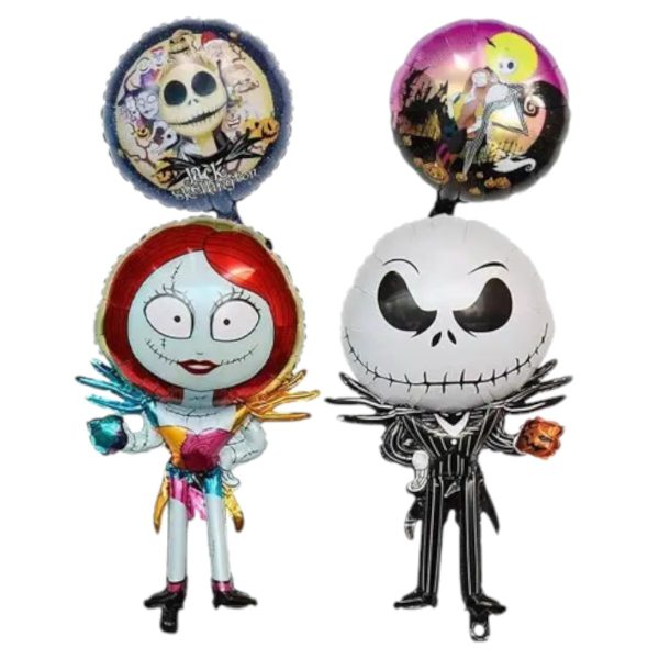 Set Aluminio Jack Skellington 4pza