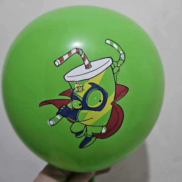 Pack 12 Globos Látex Cumpleaños Super Zings - Imagen 4