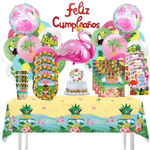 Cotillón Globos Hawaiana (Tropical/Verano)