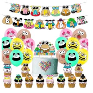 Set Decorativo para Cumpleaños Pou
