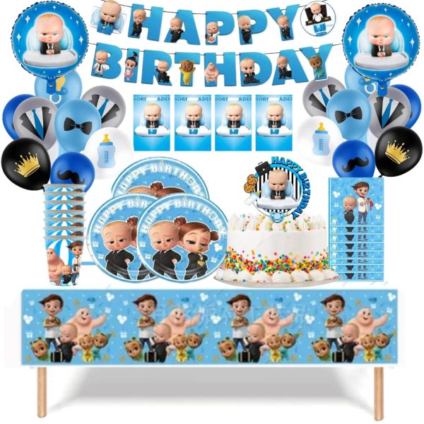 Cotillón Globos Decorativo Cumpleaños Jefe en Pañales