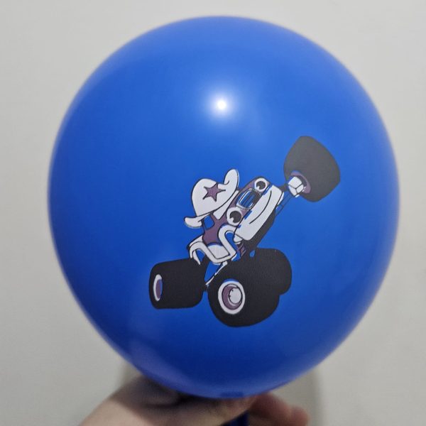 Pack 12 Globos Látex Cumpleaños Blaze Machine - Imagen 4