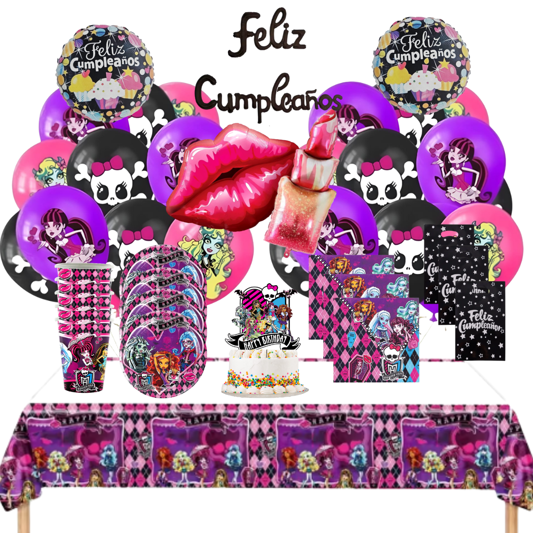 Cotillón Globos Decorativo Monster High