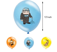 Pack 12 Globos Látex Cumpleaños Up. Una aventura de altura