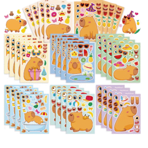 Set 16 Stickers Pegatinas Capibara
