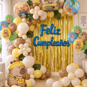 Kit de globos decorativo Capibaras