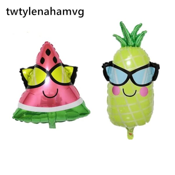 Kit de Arco Globos Decorativo fiesta hawaiana (87 pzas) - Imagen 4