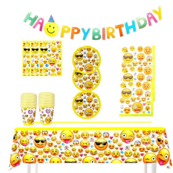 Cotillón Decorativo Cumpleaños Emojis
