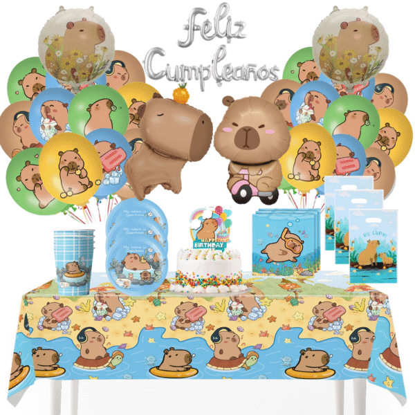 Cotillón Globos Decorativo Capibara