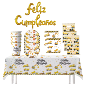 Cotillón Decorativo Construcción/Excavadora