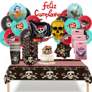 Cotillón Globos Decorativo Piratas