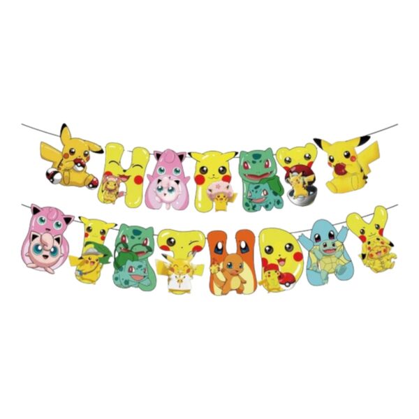 Banderin/Guirnalda para Decoracion Pokemón (Mod2)