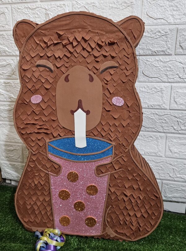 Piñata Decorativa para Cumpleaños Capibara/Carpincho