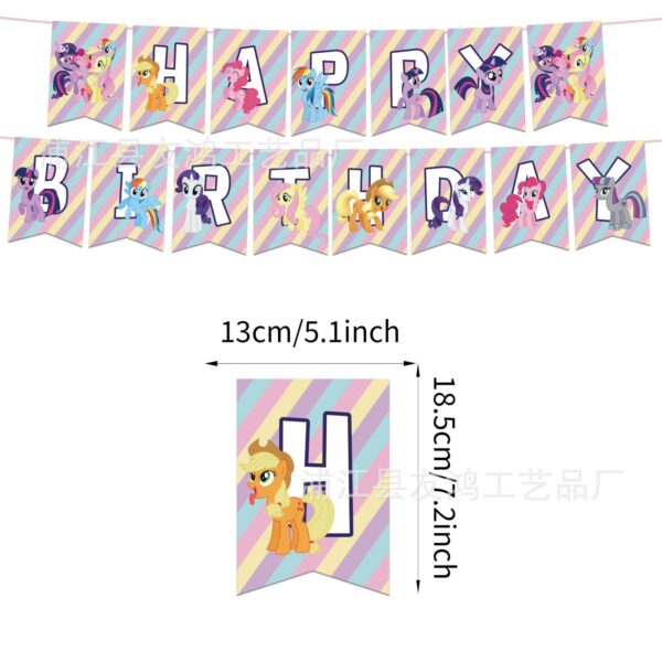 Banderin/Guirnalda para Decoración My Little Pony