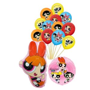 Set Globos Aluminio + Látex las chicas superpoderosas