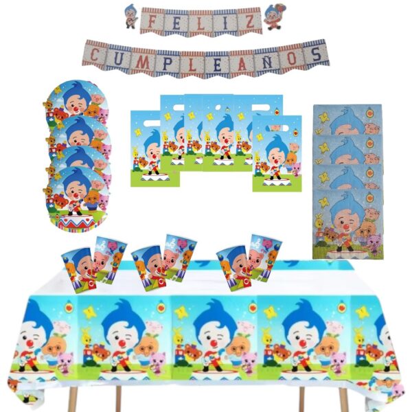 Cotillón Decorativo Cumpleaños Plim Plim