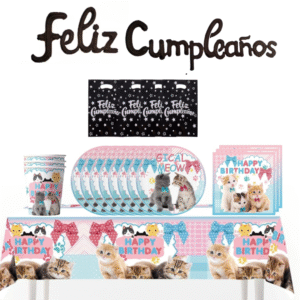 Cotillón Decorativo Gatitos divertidos