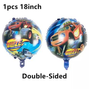 Globo Aluminio Redondo Blaze Monster Machine