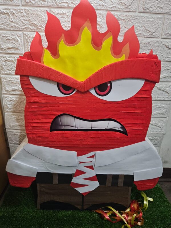 Piñata Decorativa para Cumpleaños Furia Intensamente