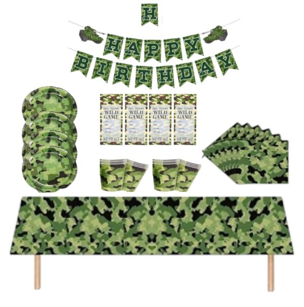 Cotillón Decorativo Cumpleaños Militar Party