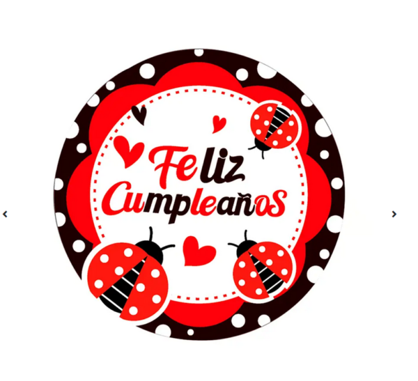 Cotillón Decorativo para Cumpleaños Chinita/mariquita - Imagen 4
