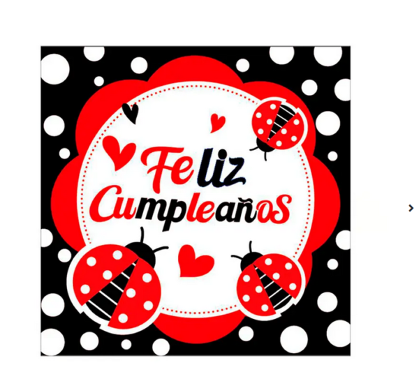 Cotillón Decorativo para Cumpleaños Chinita/mariquita - Imagen 5