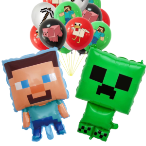 Set Globos Decorativos Minecraft