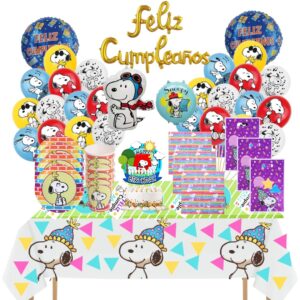 Cotillón Decorativo globos Snoopy