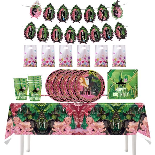 Cotillón Decorativo Cumpleaños Wicked