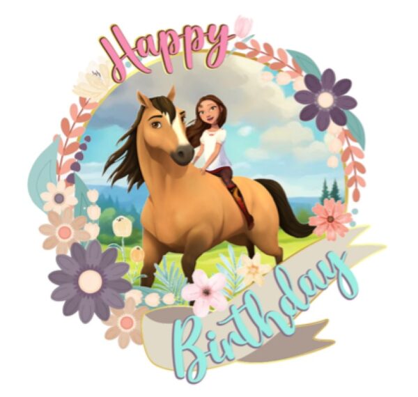 Topper para Torta de Cumpleaños Spirit