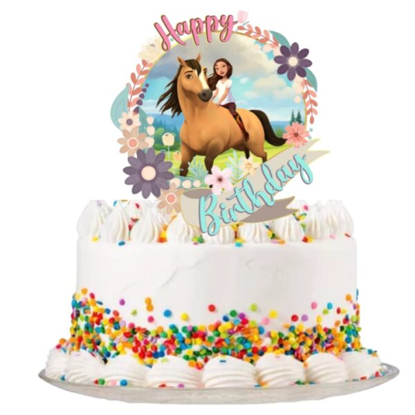 Topper para Torta de Cumpleaños Spirit - Imagen 2