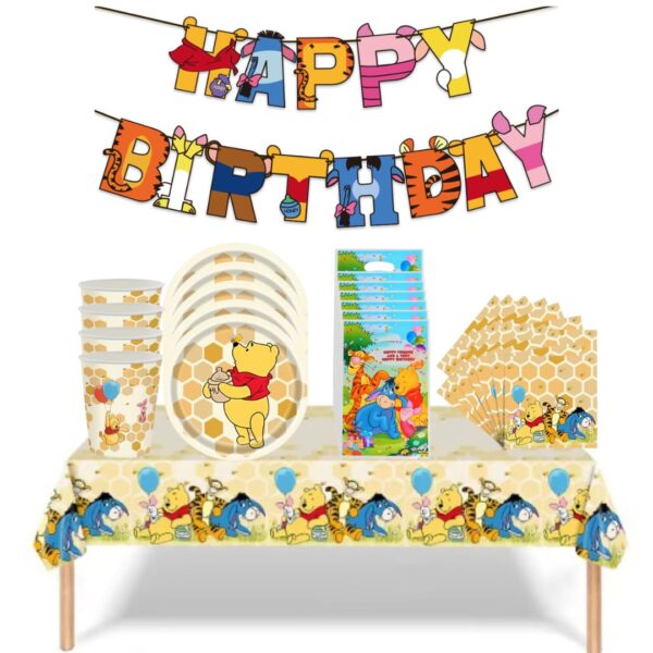 Cotillón Decorativo Cumpleaños Winnie Pooh