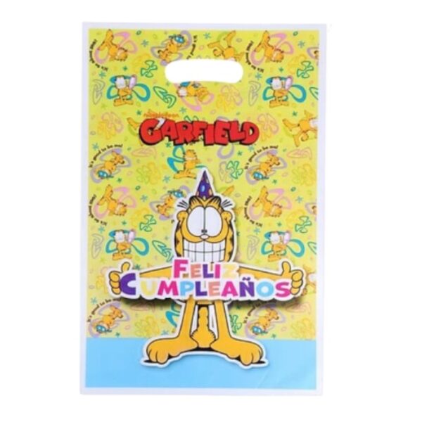 Bolsas Dulceras 10 unidades para Cumpleaños Garfield - Imagen 2