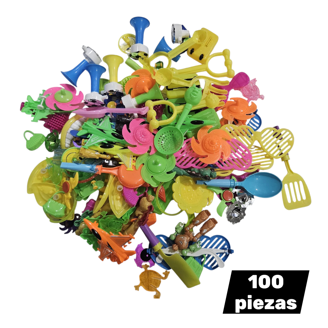 Surtido De Juguetes 100 Unidades Para Relleno de Piñata - Imagen 2
