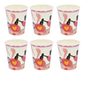 Pack de 6 Vasos Spa party Maquillaje