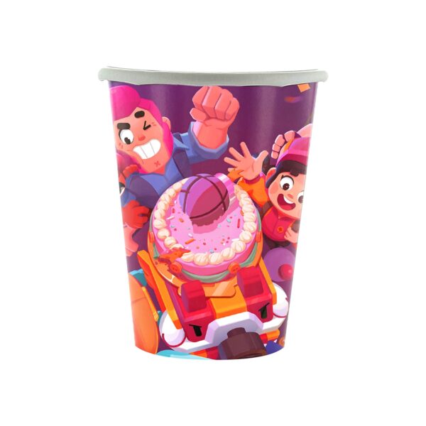 Pack de 10 Vasos para Cumpleaños Brawl Stars