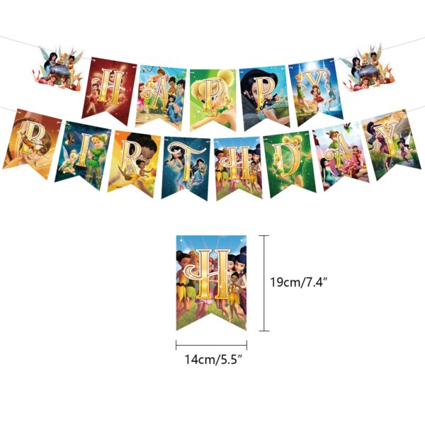 Cotillón Decorativo Cumpleaños Tinkerbell - Imagen 6