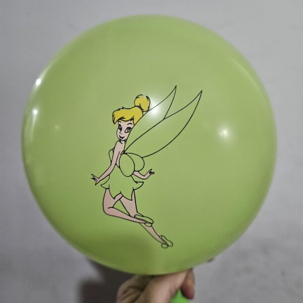 Pack 12 Globos Látex Cumpleaños Tinkerbell - Imagen 3