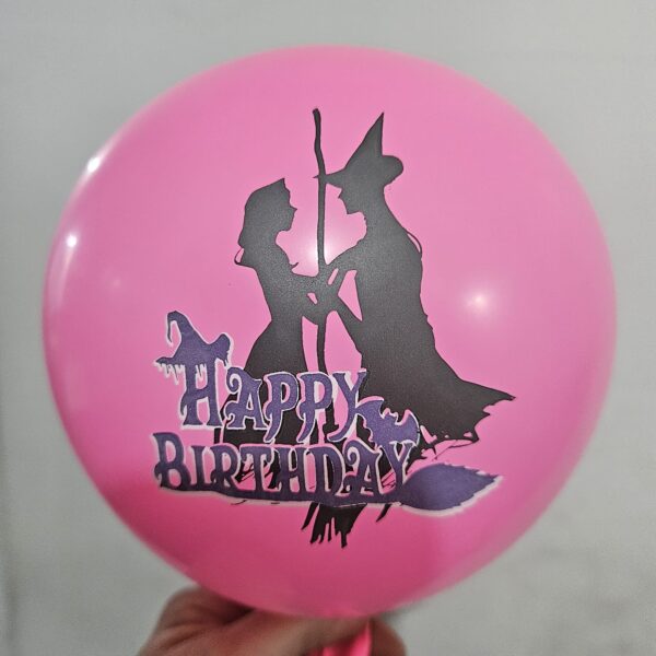 Pack 12 Globos Látex Cumpleaños Wicked - Imagen 3