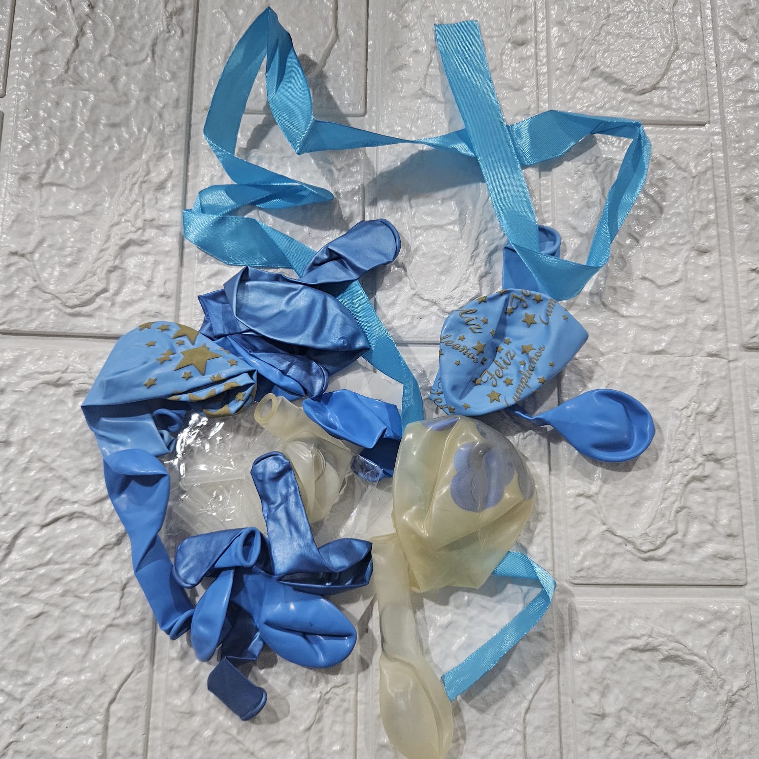 Set De Globos y Caja Arreglo de Cumpleaños (Azul) - Imagen 13