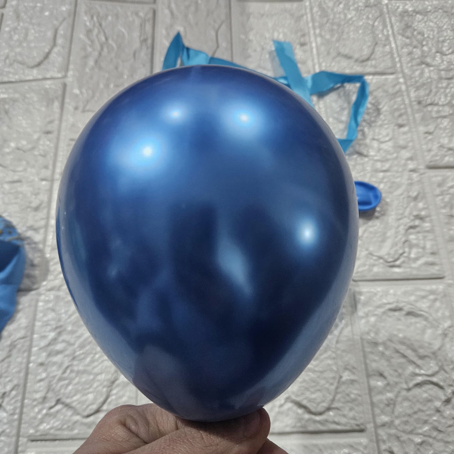 Set De Globos y Caja Arreglo de Cumpleaños (Azul) - Imagen 10