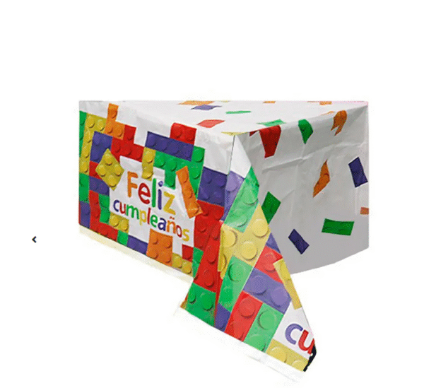Mantel Decorativo para Cumpleaños Lego mod 2 - Imagen 2