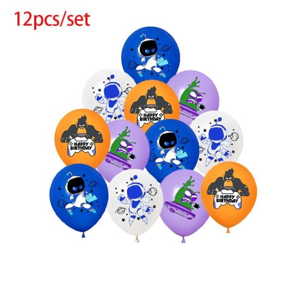 Pack 12 Globos Látex Astrobot
