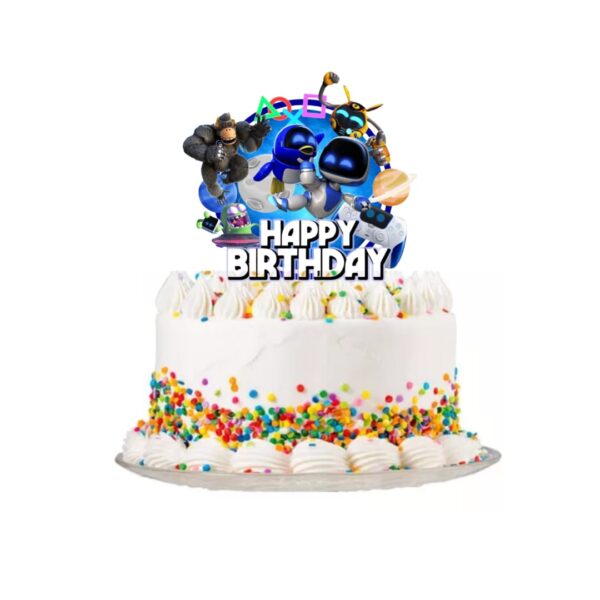 Topper para Torta de Cumpleaños Astro Bot - Imagen 2