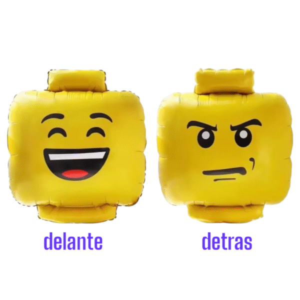 Set Globos latex + Aluminio Decorativo Cumpleaños lego - Imagen 2