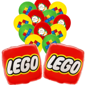 Set Globos Decorativo Cumpleaños lego